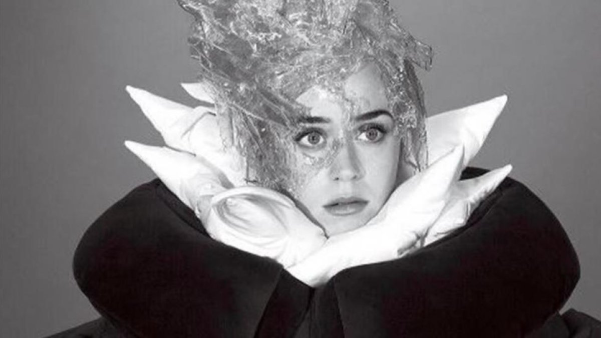 Katy Perry, en la sesión de fotos para 'Vogue'.-INSTAGRAM