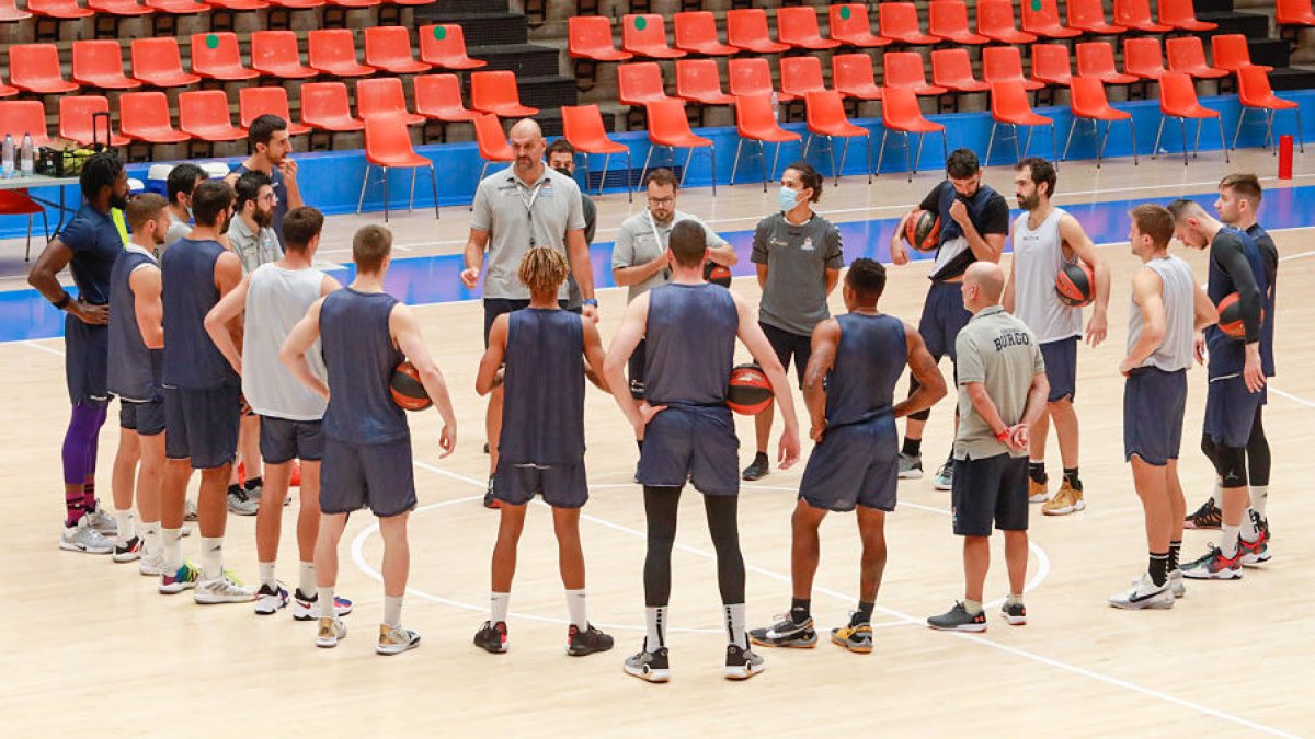 Noveno entrenamiento del Hereda San Pablo a las órdenes de Zan Tabak. TOMÁS ALONSO