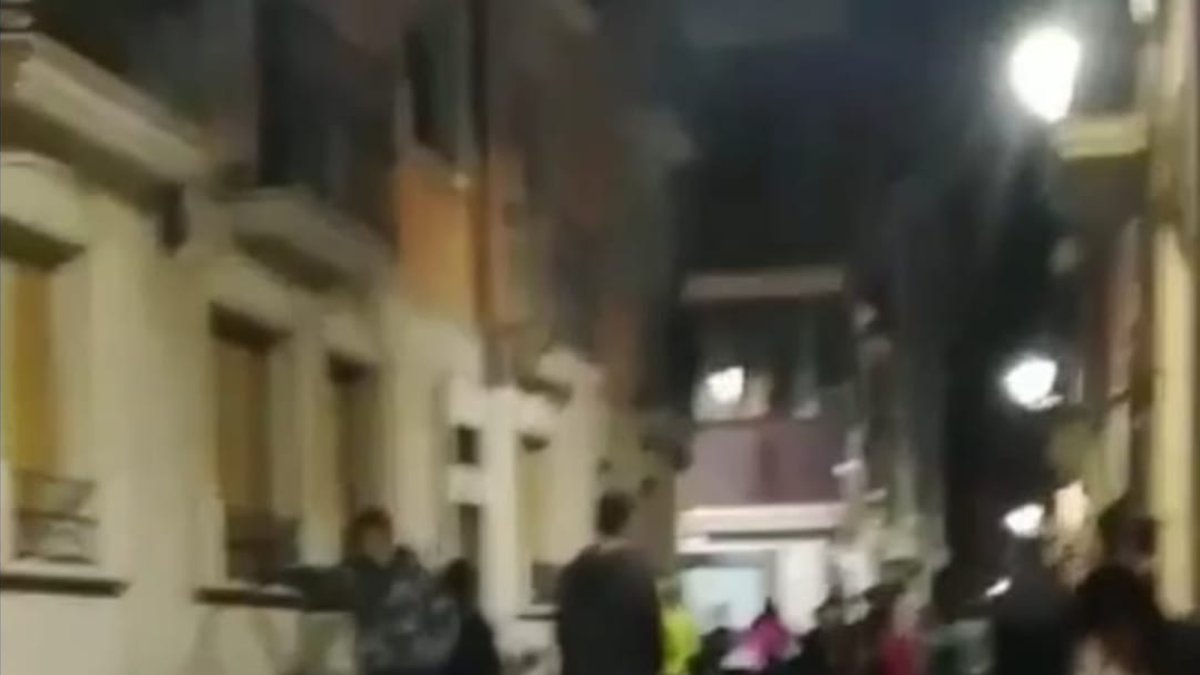 Imagen de uno los instantes de la pelea