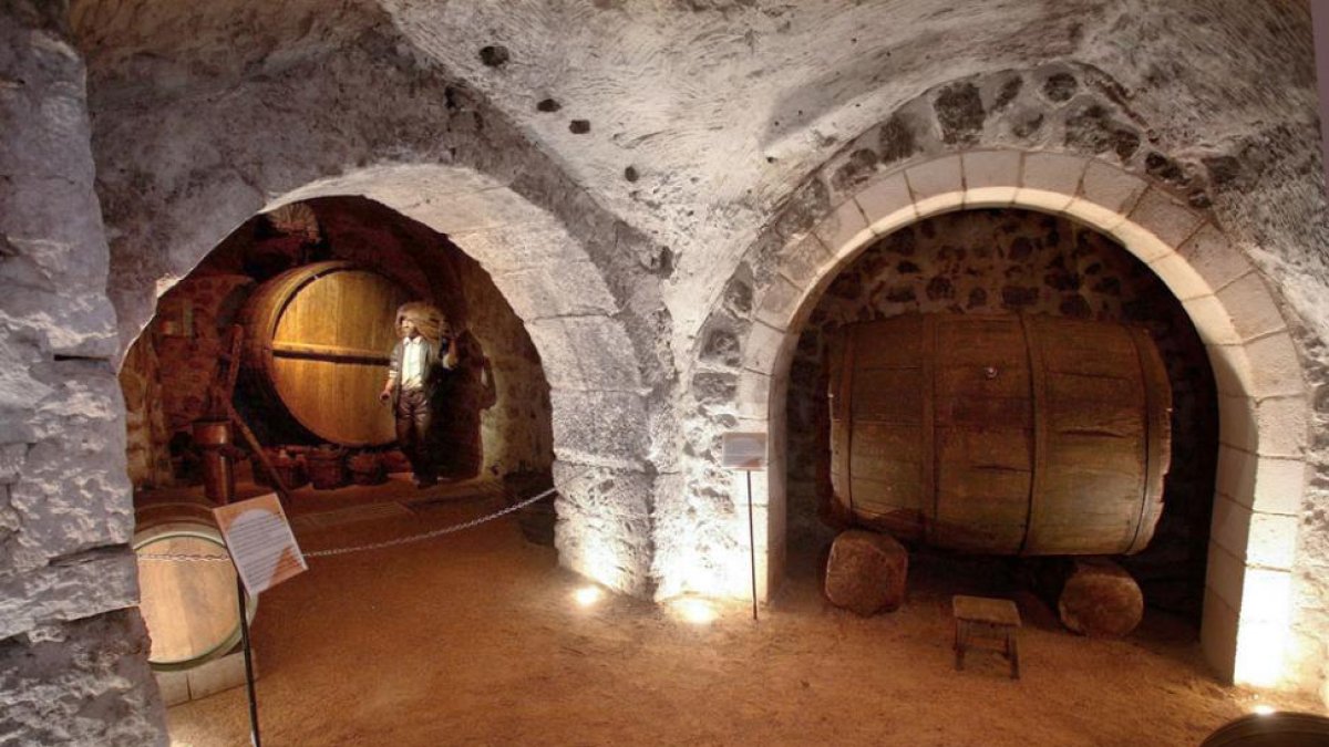 Uno de los rincones de la bodega Las Caballerizas.-L. V.