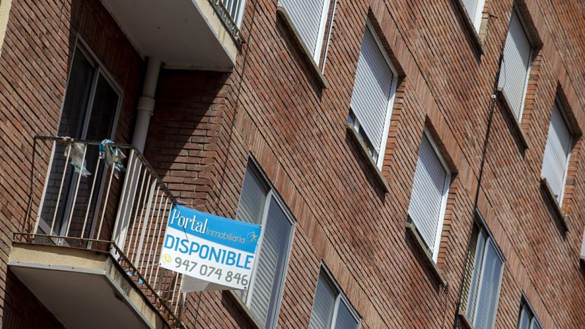 Una vivienda en alquiler en la ciudad de Burgos. 
