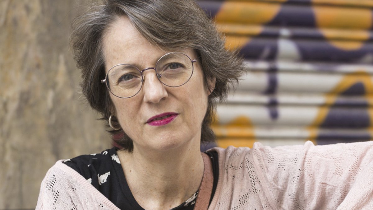 Marta Sanz presenta su nueva novela en Burgos. ALBERTO CARRASCO