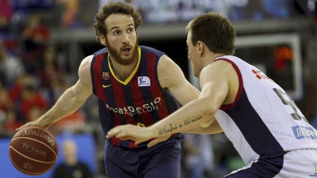 El base brasileño Marcelinho Huertas está cada vez más cerca de los Lakers.-EFE / ALEJANDRO GARCÍA