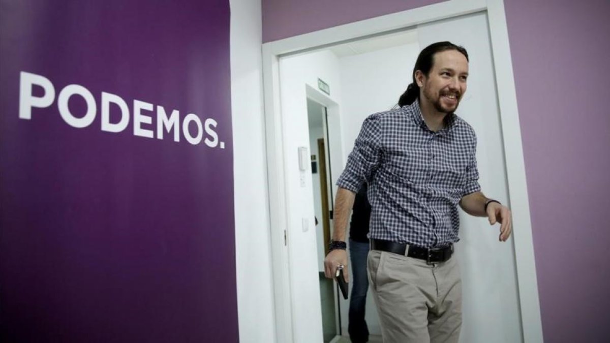 Pablo Iglesias, secretario general de Podemos.-JOSE LUIS ROCA