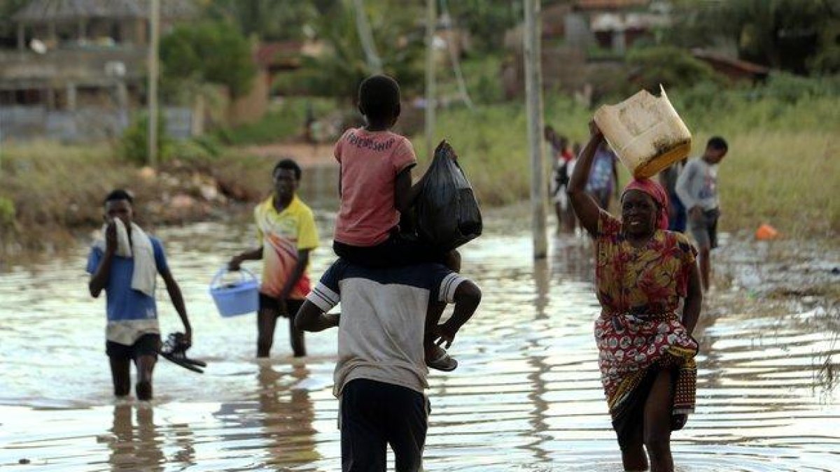 El ciclón Kenneth dejó devastadas muchas regiones de Mozambique.-AP