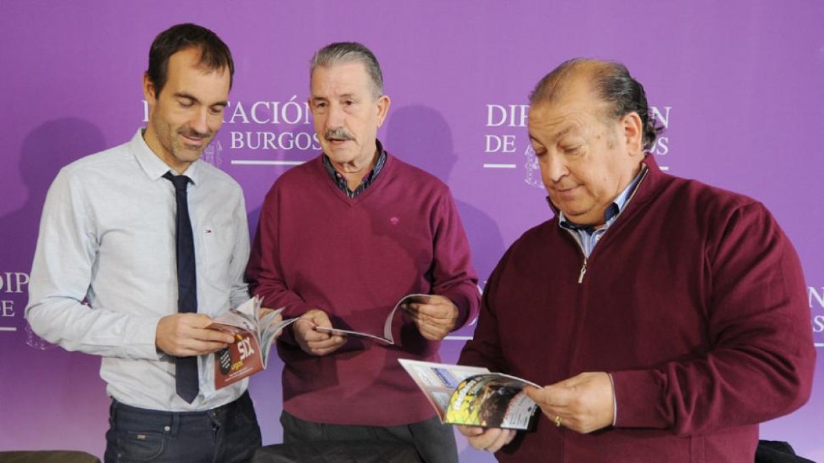 Ismael Mediavilla, Florencio Martínez y José María Gil durante la presentación del evento-Israel L. Murillo