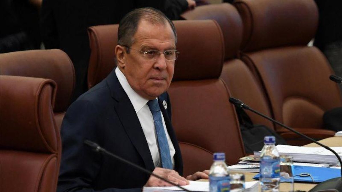 El ministro de Exteriores ruso, Serguéi Lavrov.-HOANG DINH NAM (REUTERS)