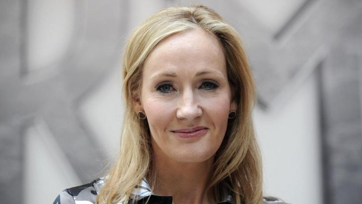 J.K. Rowling, la creadora de Harry Potter durante una presentación en Londres en 2011-CARL COURT / AFP