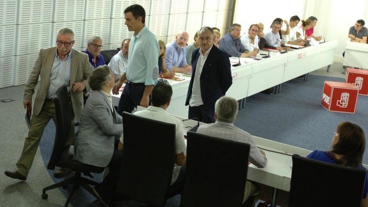 El secretario general del PSOE, Pedro Sánchez.-DAVID CASTRO