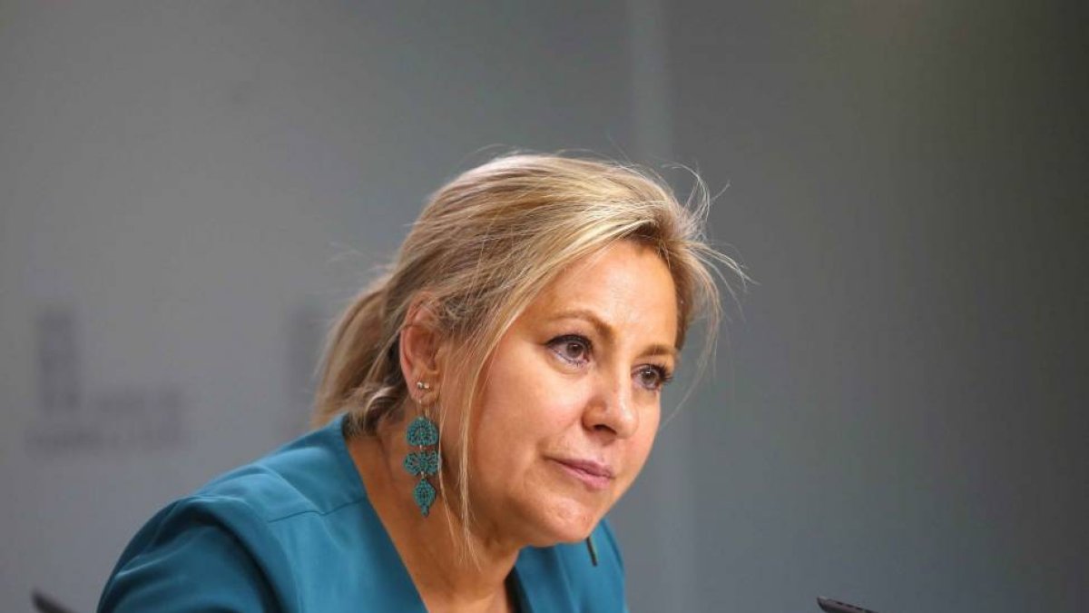 La vicepresidenta de la Junta de Castilla y León, Rosa Valdeón, comparece en rueda de prensa posterior al Consejo de Gobierno-Ical
