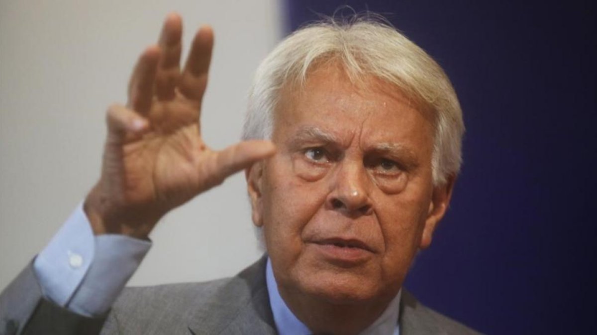 El expresidente del Gobierno Felipe González.-EFE / ELVIS GONZÁLEZ