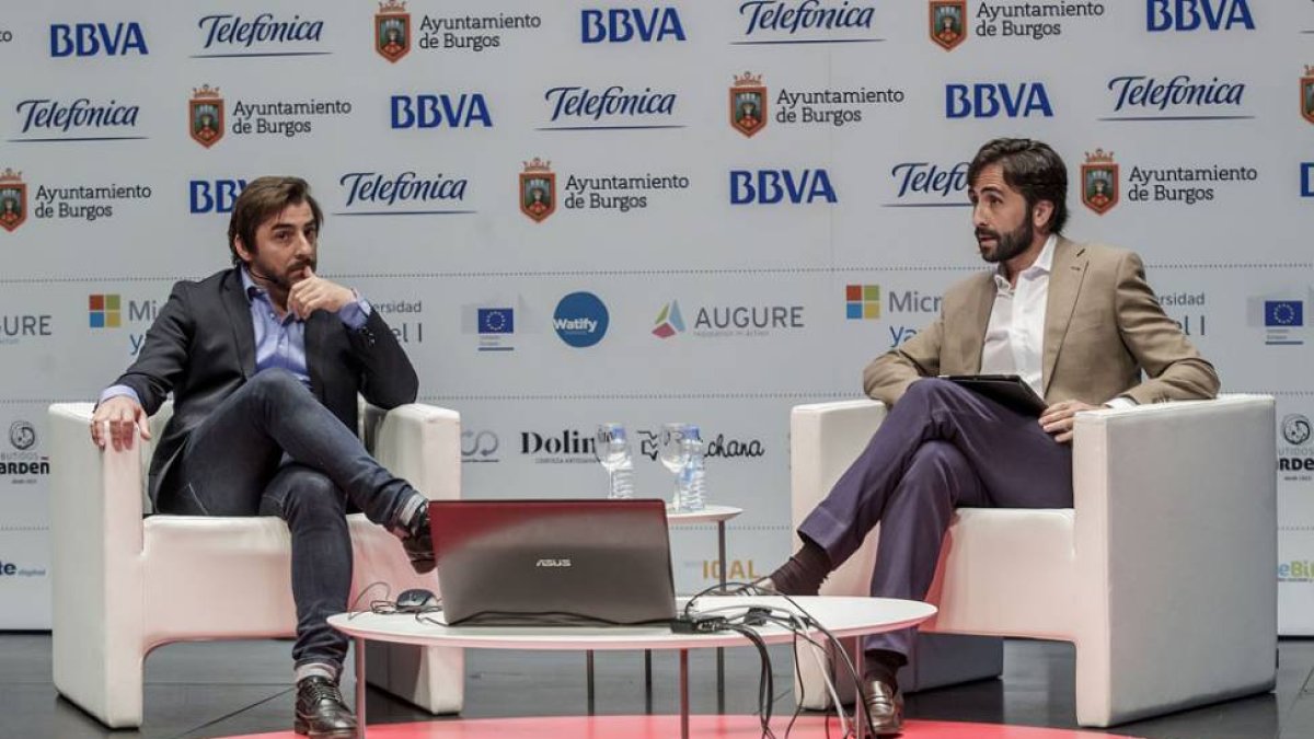 Jordi Roca en el auditorio del Fórum sorprendió con el menú ideado para el Anapurna.-SANTI OTERO