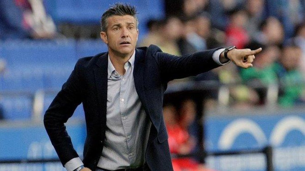 Josep Lluís Martí, durante su etapa como entrenador del Deportivo la pasada temporada.-CABALAR (EFE)