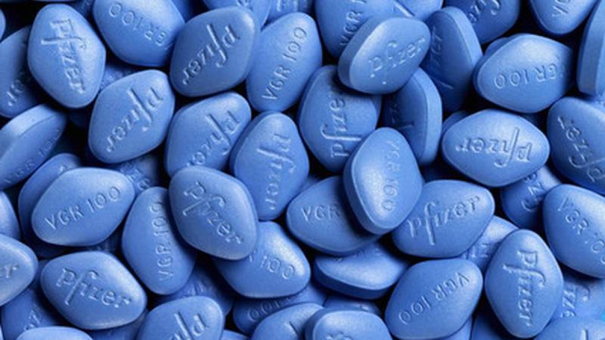 Centenares de pastillas de Viagra, de los laboratorios Pfizer.-Foto: H.O7 AFP