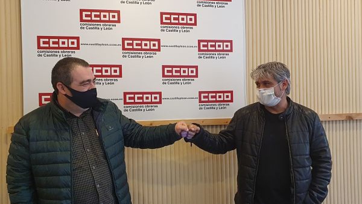 La sección sindical de CCOO-Michelin España tendrá durante cuatro años un secretario general arandino: Álvaro Octavio. L. V.