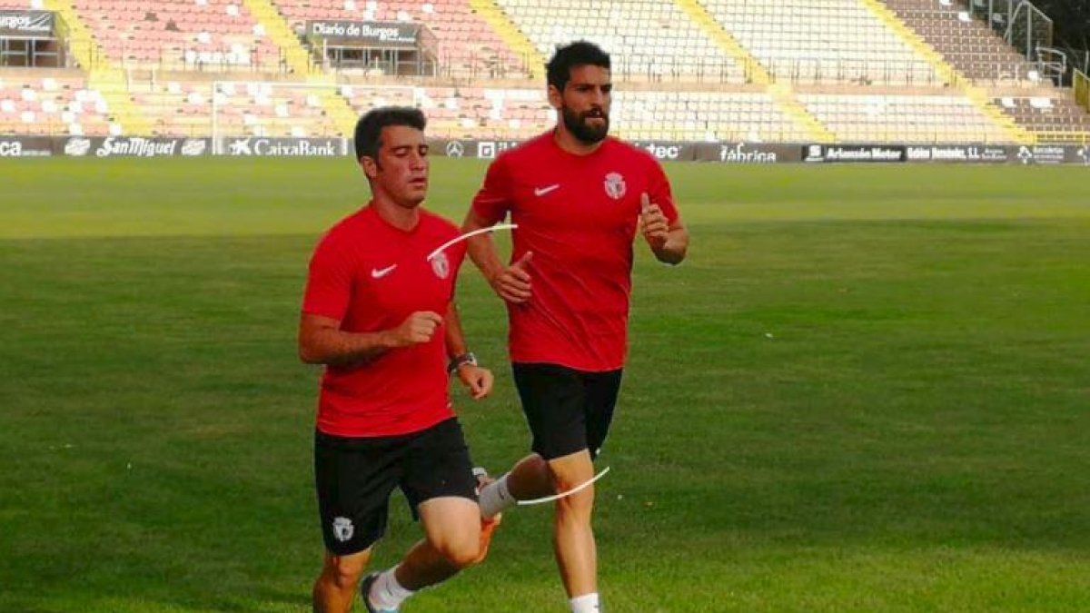 Rojano se entrenó ayer en El Plantío junto al preparador físico-BCF