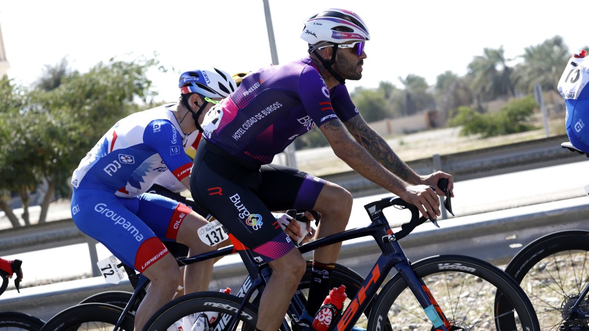 Muller, del Burgos BH. Gabriel Muller. Foto: Ilario Biondi/Sprint Cycling Agency / Burgos BH