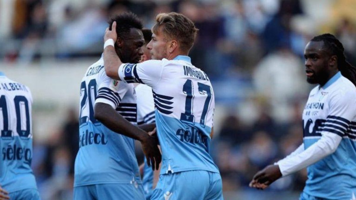 La Lazio goleó con destacada actuación de Immobile.-TRTSPOR