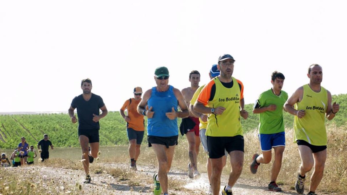 Imagen de algunos de los participantes en la prueba de 2014.-