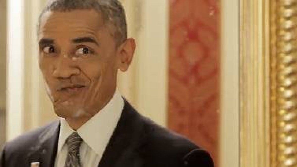 Fotograma del vídeo promocional de Obama.  El vídeo promocional de Obama.  El vídeo promocional de Obama.-Foto: