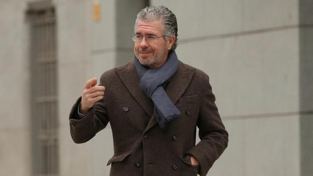 Francisco Granados a su llegada a la Audiencia Nacional.-JOSÉ LUIS ROCA