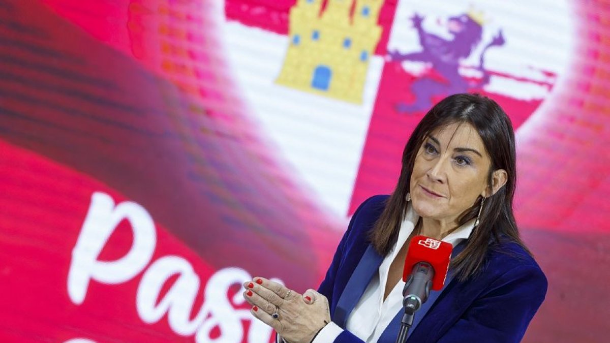 La secretaria de Organización del PSCyL, Ana Sánchez. SANTI OTERO