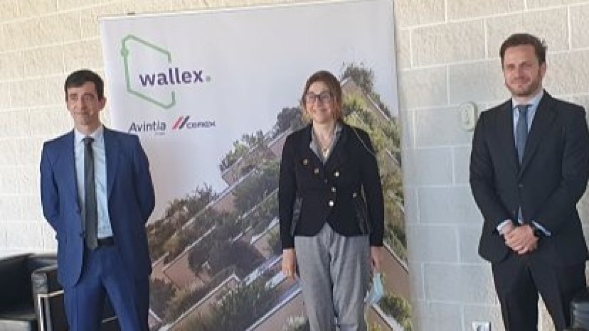 El proyecto se presentó en Aranda por parte de los empresarios, con la presencia de la alcaldesa. L. V.