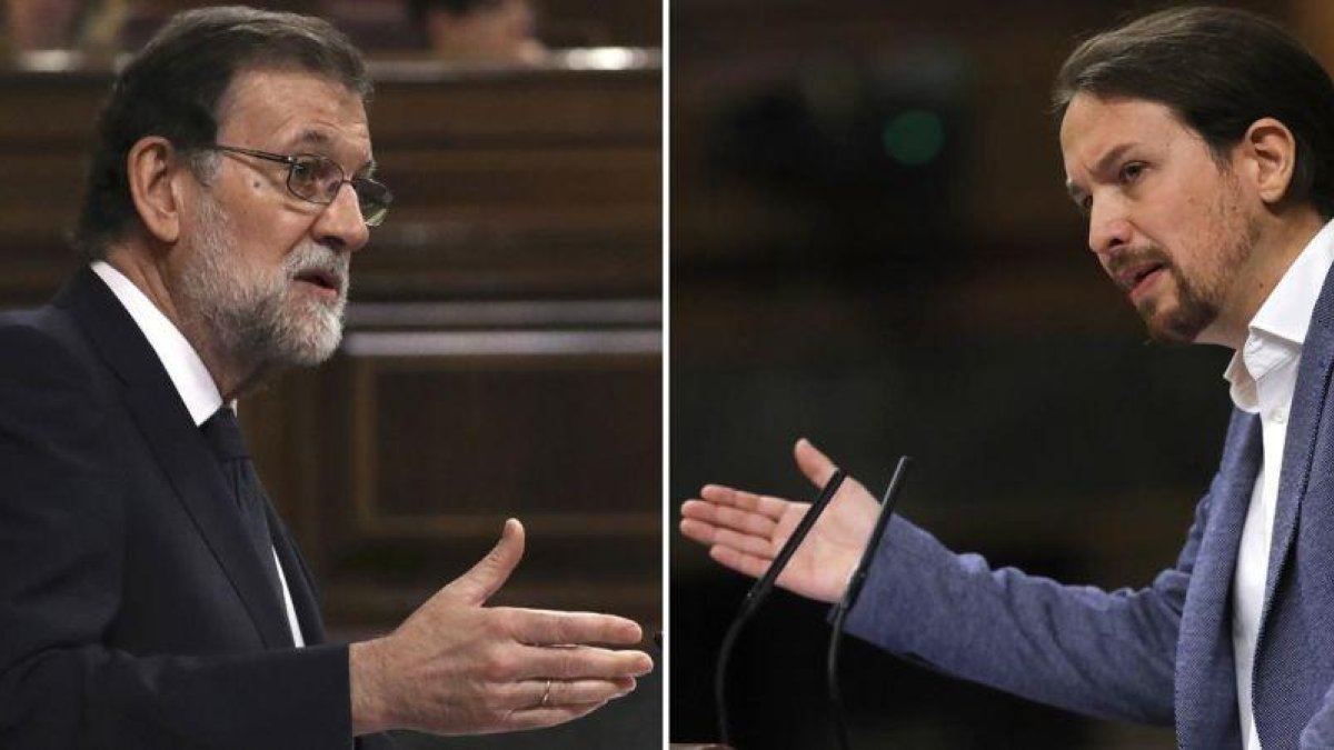 Mariano Rajoy y Pablo Iglesias.-CHEMA MOYA / JUAN CARLOS HIDALGO / EFE