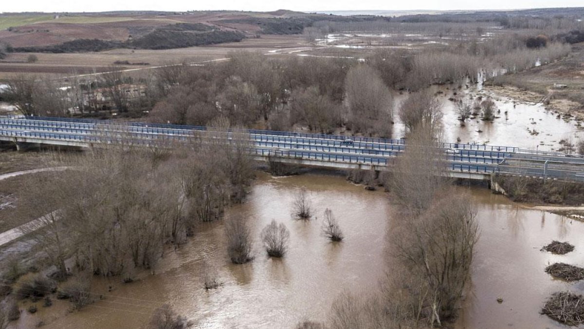 El riesgo de inundaciones en la zona proyectada imposibilita el desarrollo de la segunda fase del polígono industrial de Lerma. ECB