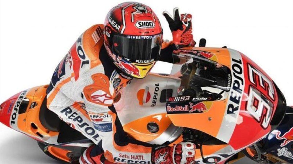 Marc Márquez acaba de renovar, dos años más, hasta finales de 2020, por el equipo Repsol-Honda.-REPSOL HONDA MEDIA