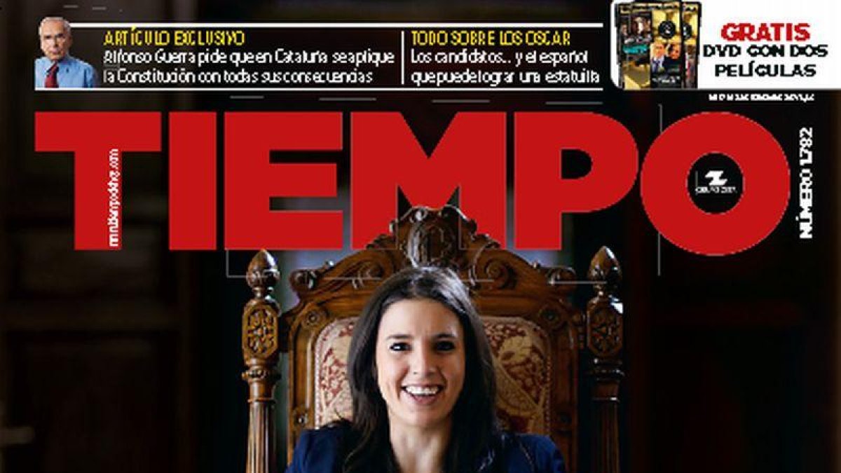 La nueva portada de la revista TIEMPO.-