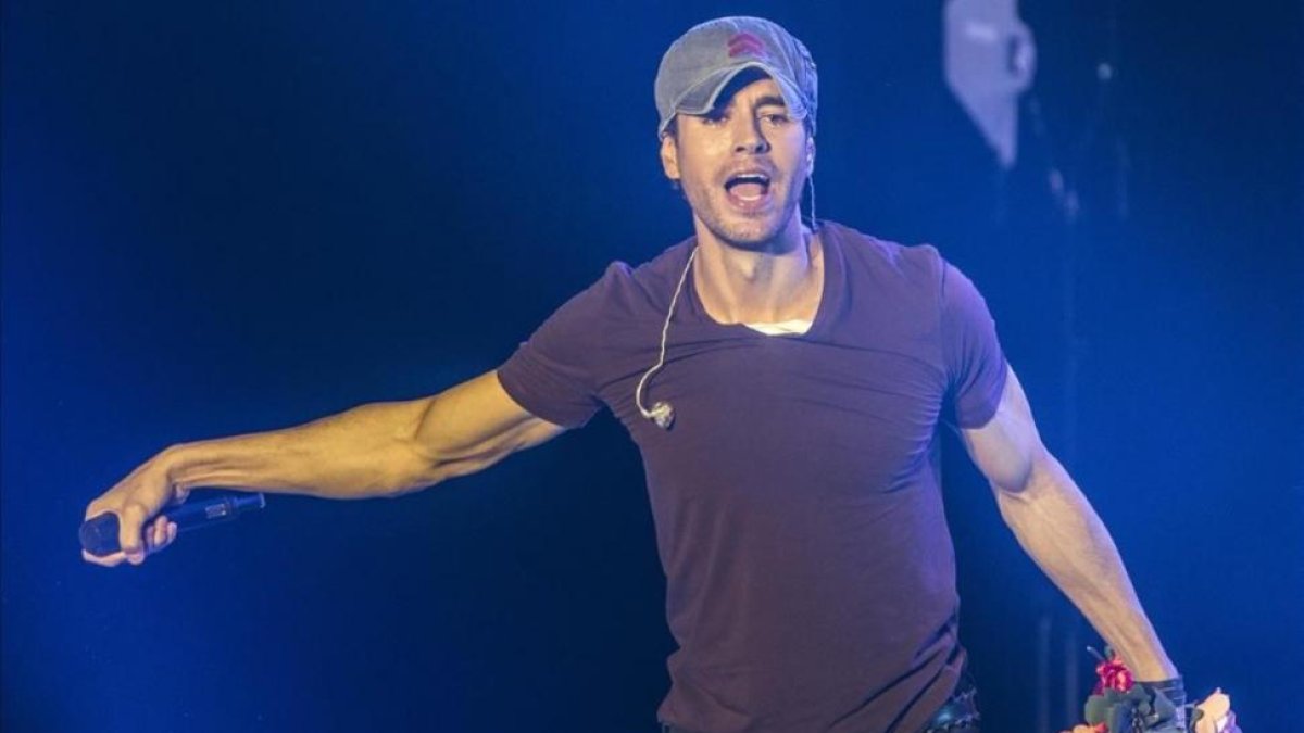 Enrique Iglesias, durante un concierto.-FERRAN SENDRA