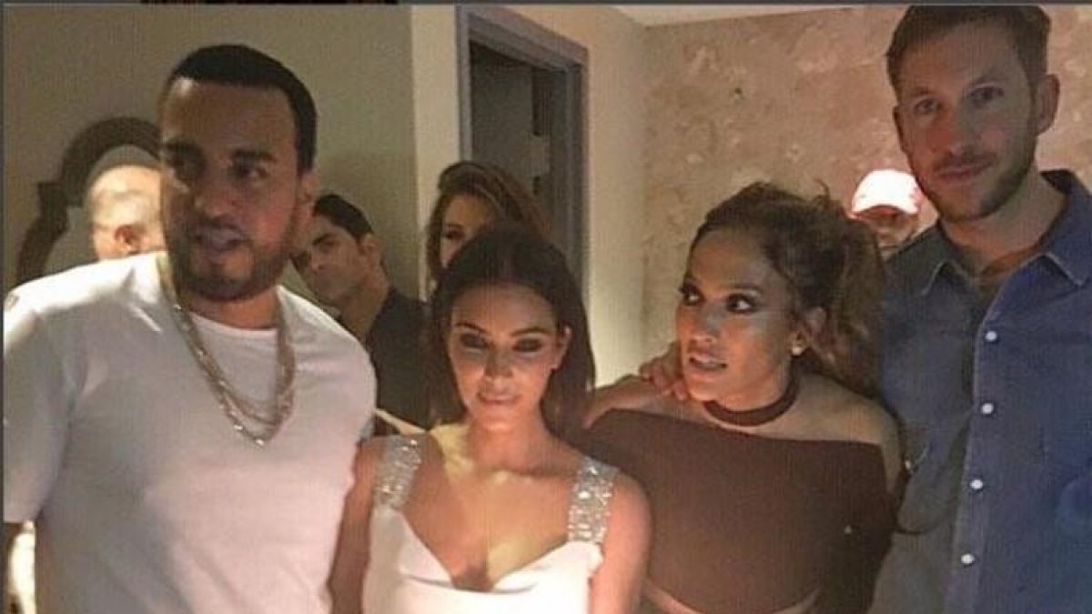 Jennifer Lopez celebra sus 47 años con Kim Kardashian, Calvin Harris, Cristiano Ronaldo e Iggy Azalea.-INSTAGRAM