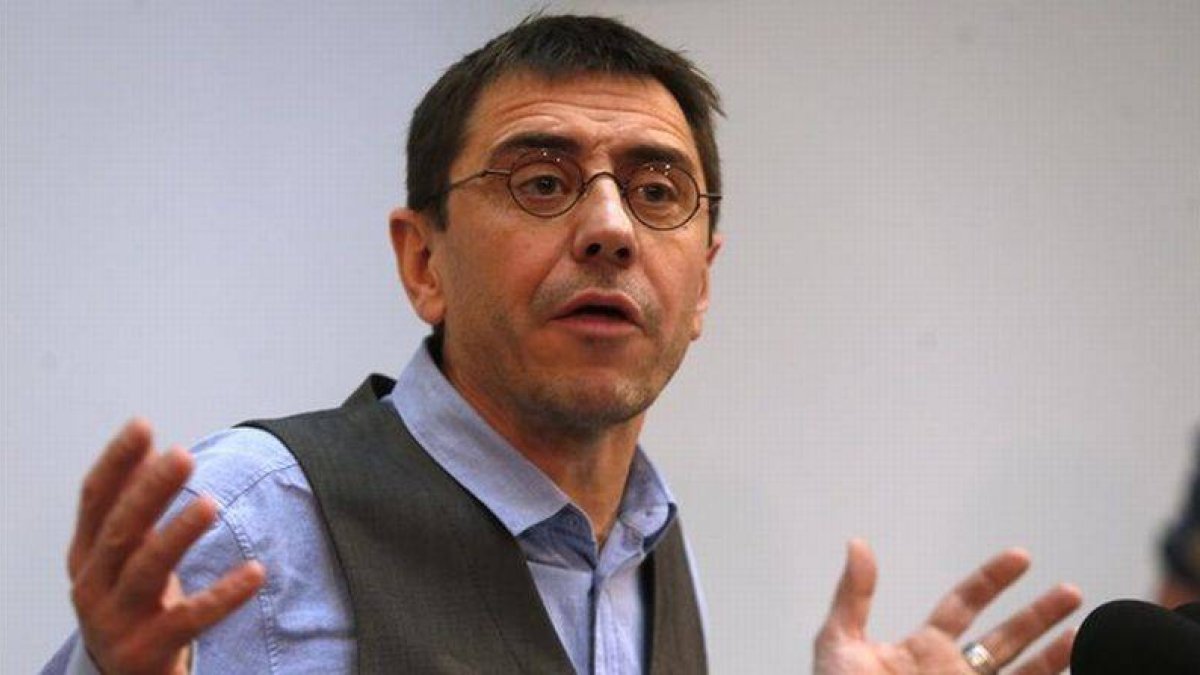 El número tres de Podemos, Juan Carlos Monedero.-Foto: DAVID CASTRO