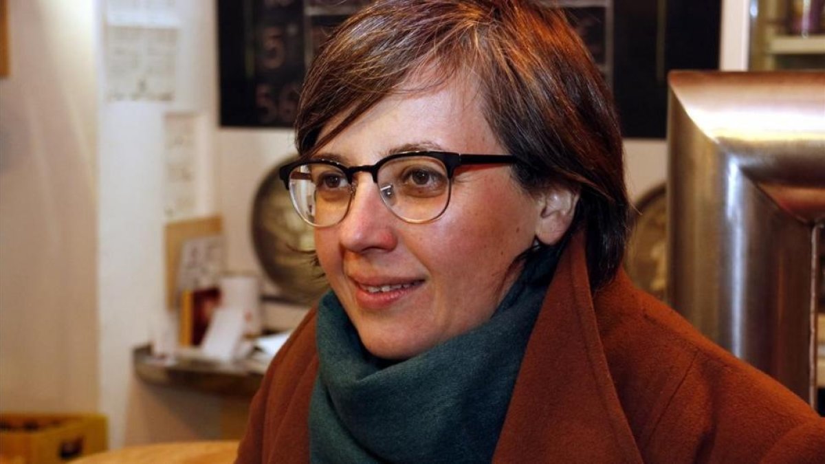 La candidata de la CUP por Lleida, Mireia Boya-ORIOL BOSCH (ACN)
