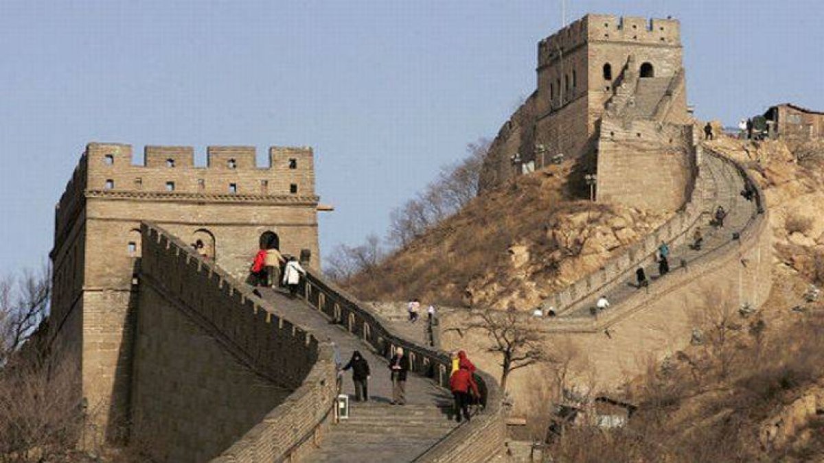 Aspecto de la Gran Muralla China.-Foto: EFE / MICHAEL REYNOLDS