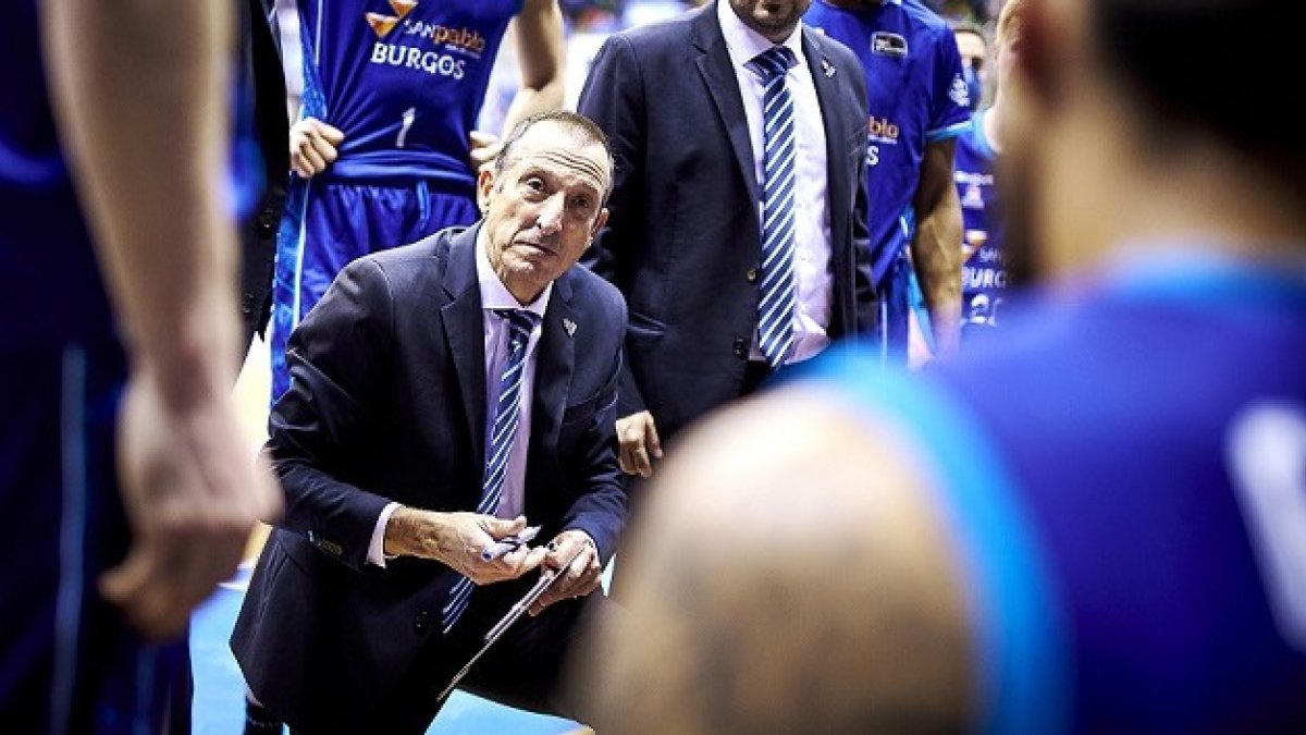 Maldonado, durante un tiempo muerto. B. B. HOJAS / SPB