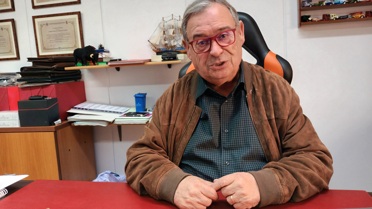 José Luis Olivella es el presidente de la Asociación burgalesa de transportistas (Asebutra). ECB