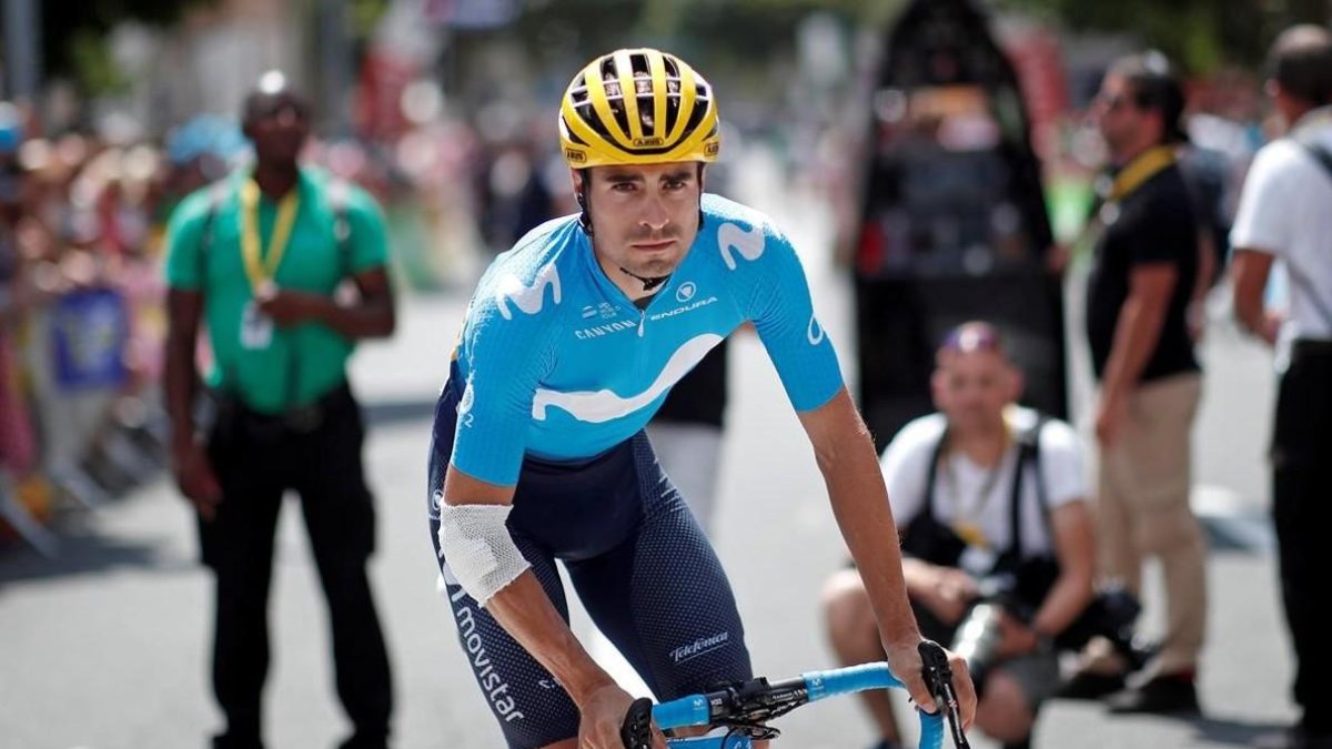 Mikel Landa, durante el Tour.-REUTERS / BENOIT TESSIER