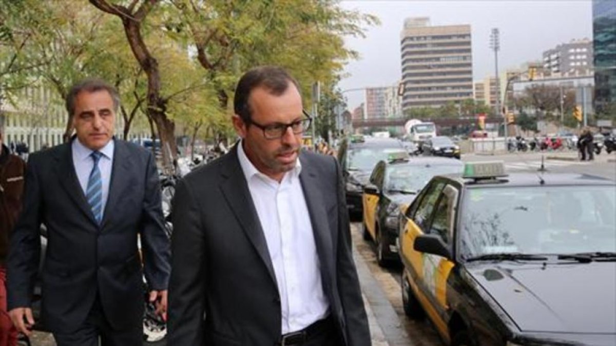 Sandro Rosell.-