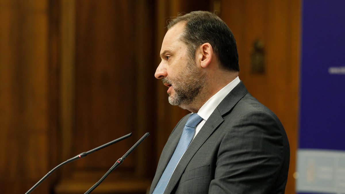 José Luis Ábalos, en una comparencia previa. M. FOMENTO