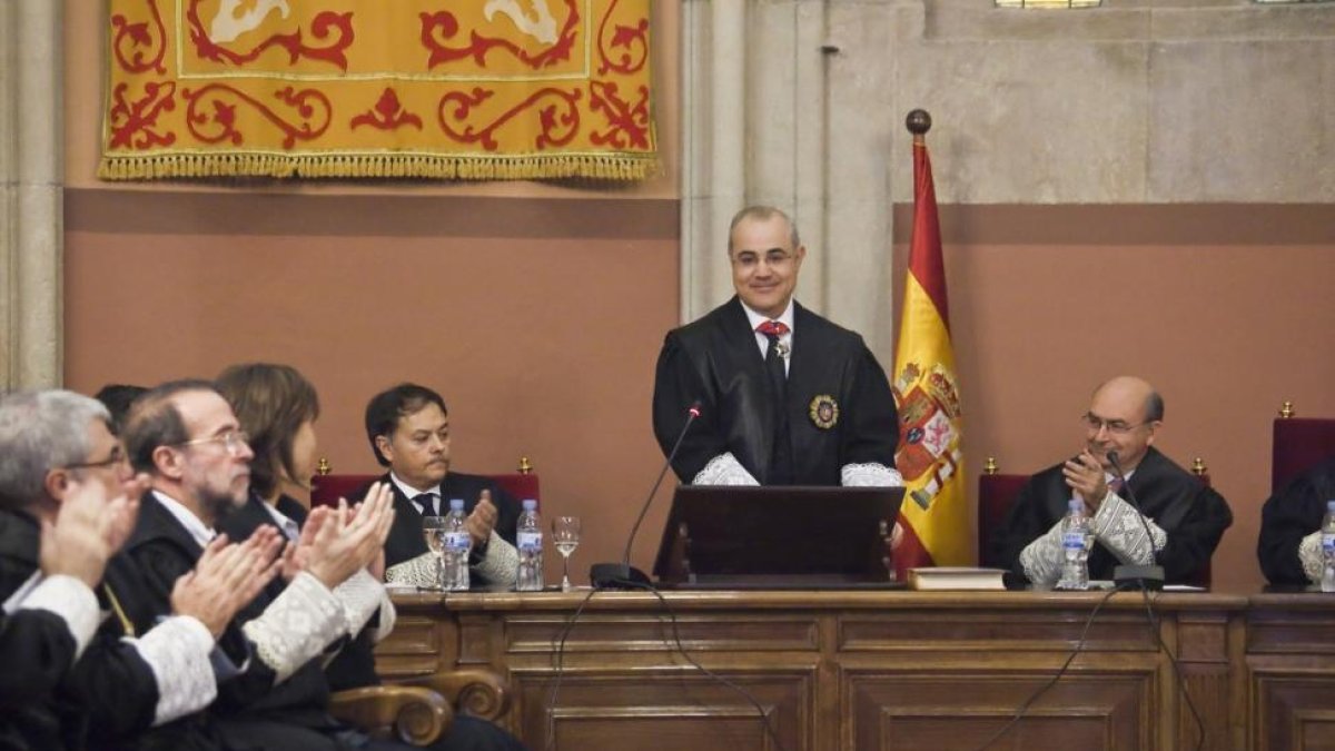 Pablo Llarena, el juez del Tribunal Supremo que instruye la causa del Govern.-JOAN PUIG