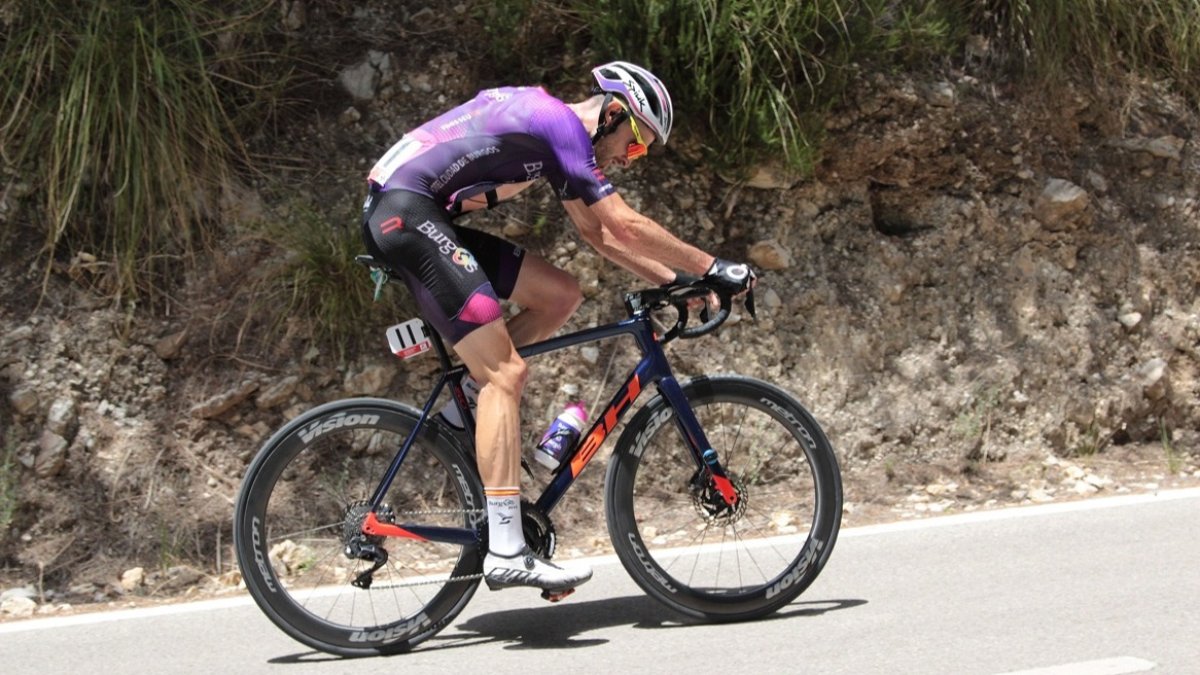 Okamika, en pleno esfuerzo. BURGOS BH