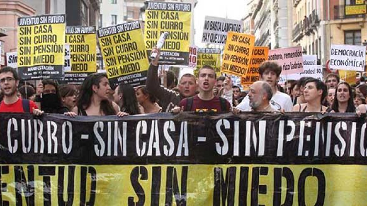 Seis de cada diez jóvenes entre 16 y 34 años está afiliado a la Seguridad Social.-ecb