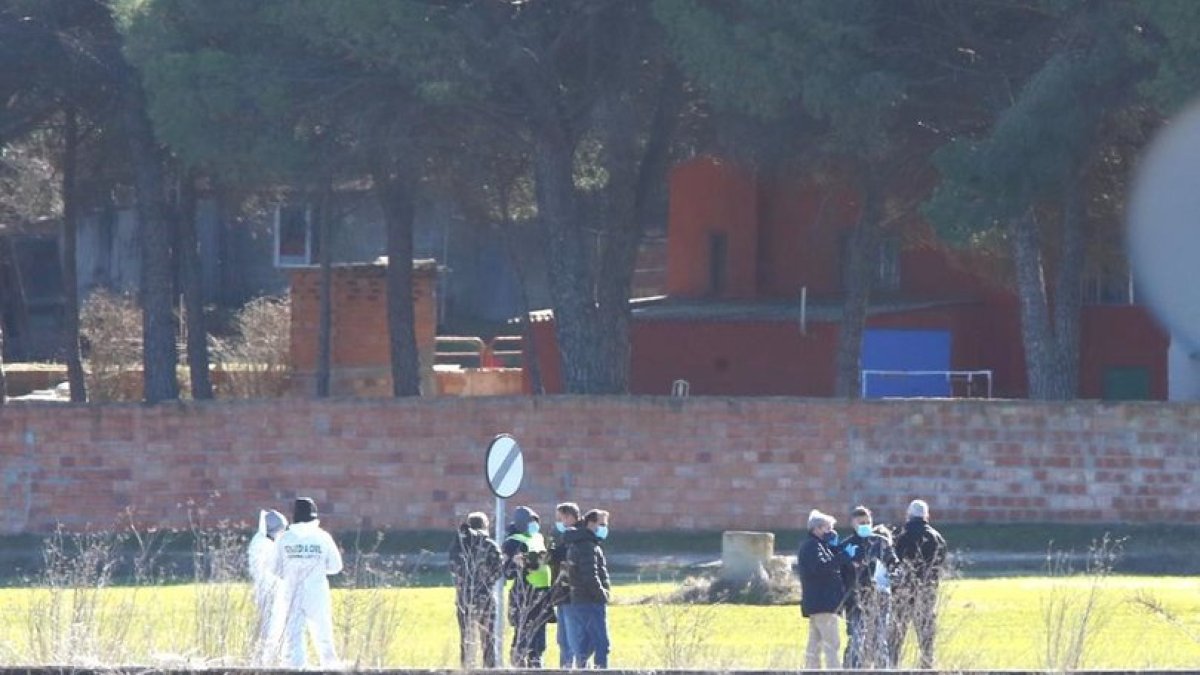 La Guardia Civil encuentra el cadáver de Esther López en el polígono de Tuduero.- J. M. LOSTAU