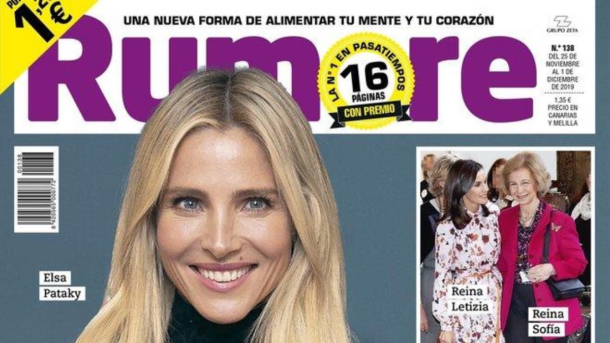 Detalle de la portada de ’Rumore’, con Elsa Pataki.-