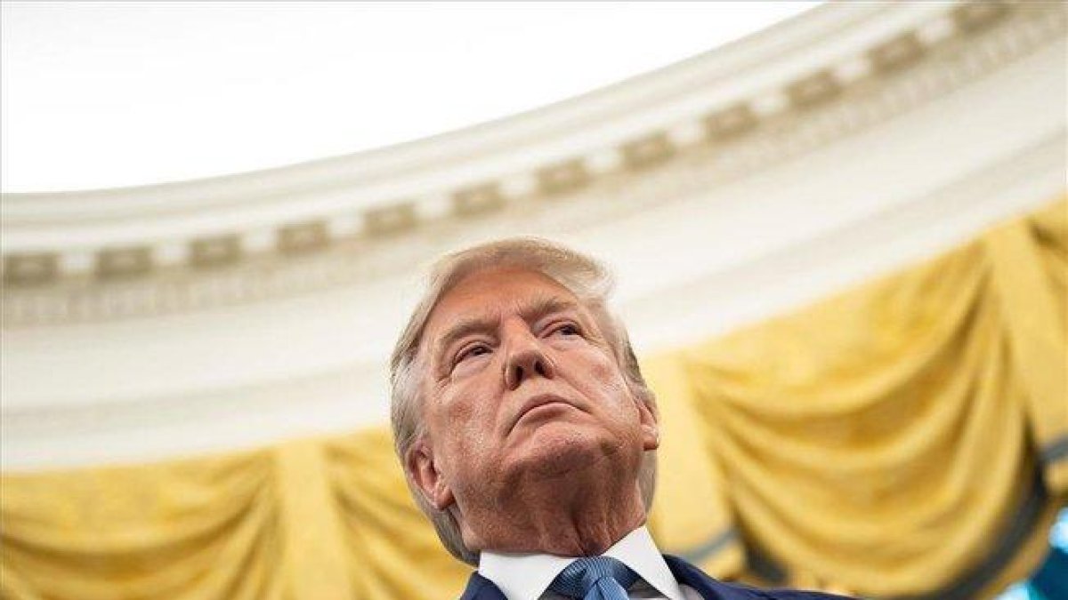 Donald Trump, presidente de los Estados Unidos.-AFP