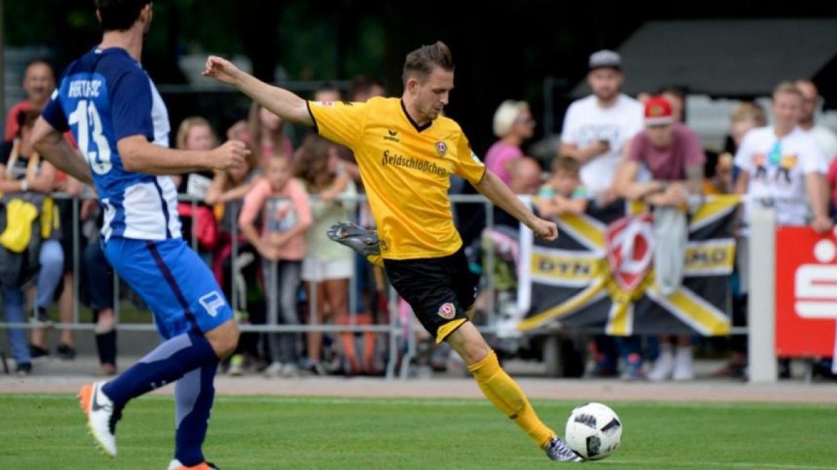 Marc Wachs, jugador del Dynamo Dresden.-TWITTER / DYNAMO DRESDEN