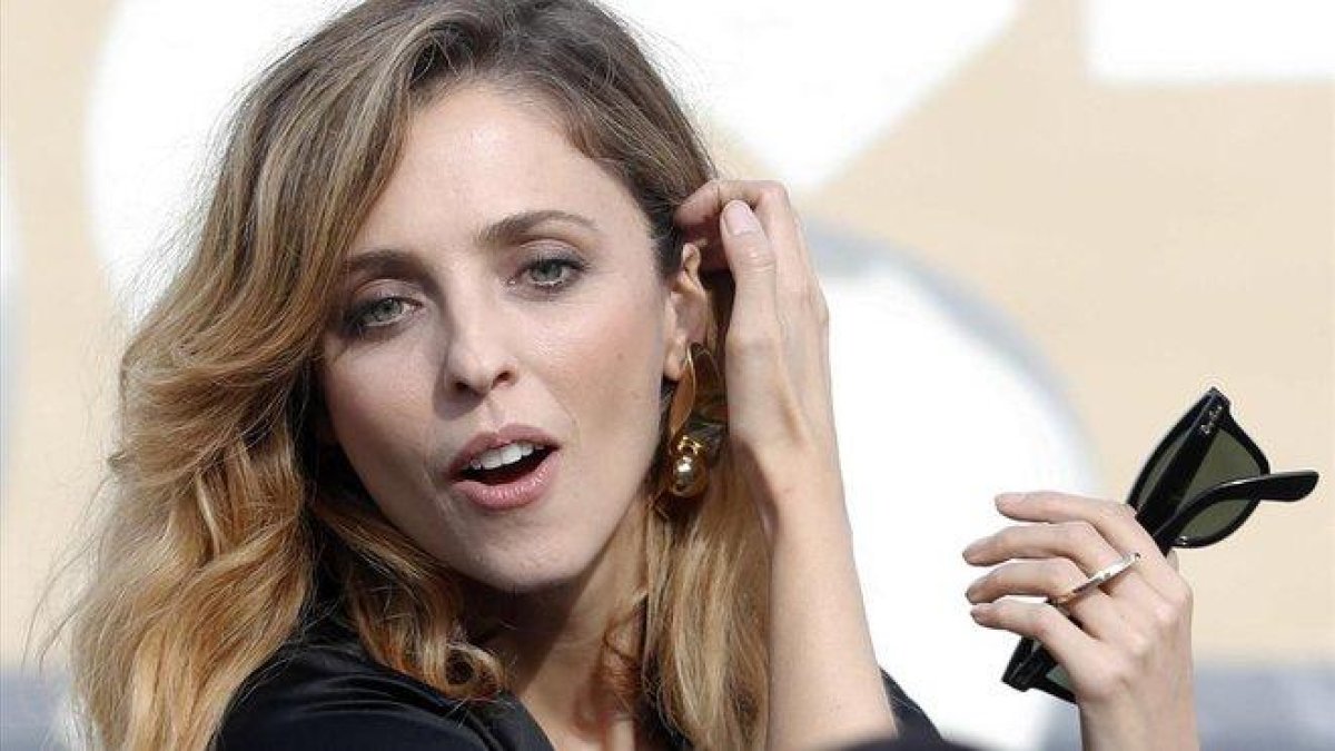 Leticia Dolera, en San Sebastián.-EFE / JUAN HERRERO