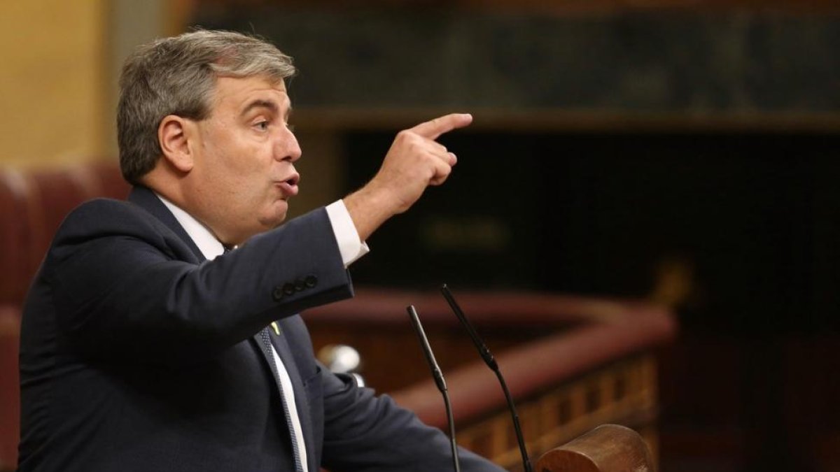 En la foto Jordi Xuclà, el portavoz adjunto de PDECat.-JUAN MANUEL PRATS